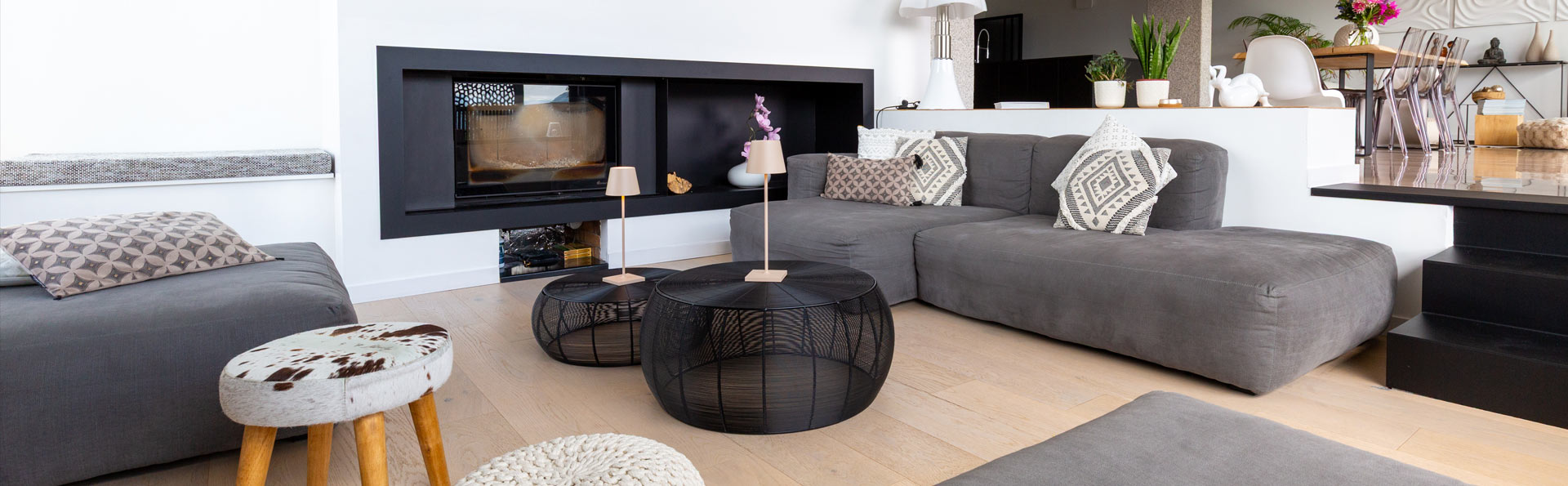 Grand salon moderne sur Grenoble et isère